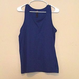 Navy athletic tank